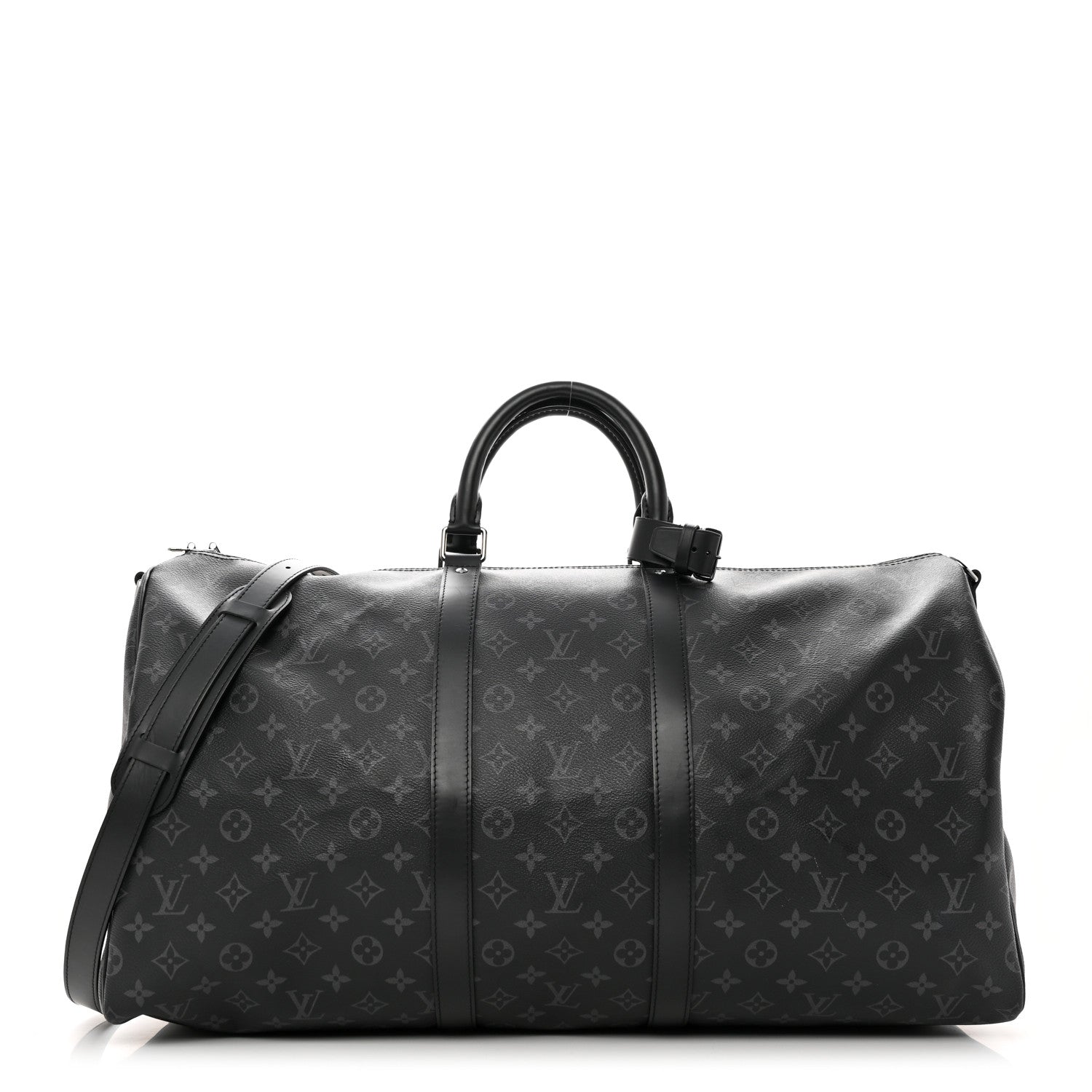 Louis Vuitton Monogram Eclipse Keepall Bandouliere 55 1 of 11