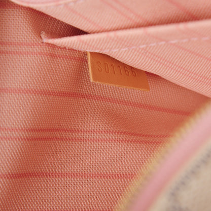 Louis Vuitton Damier Azur Neverfull MM GM Pochette Rose Ballerine 8 of 8