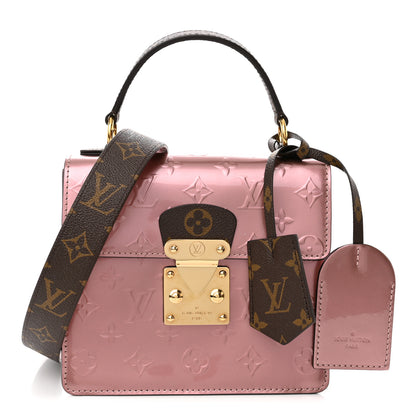Louis Vuitton Vernis Monogram Spring Street Rose Pale Metallise 7 of 10