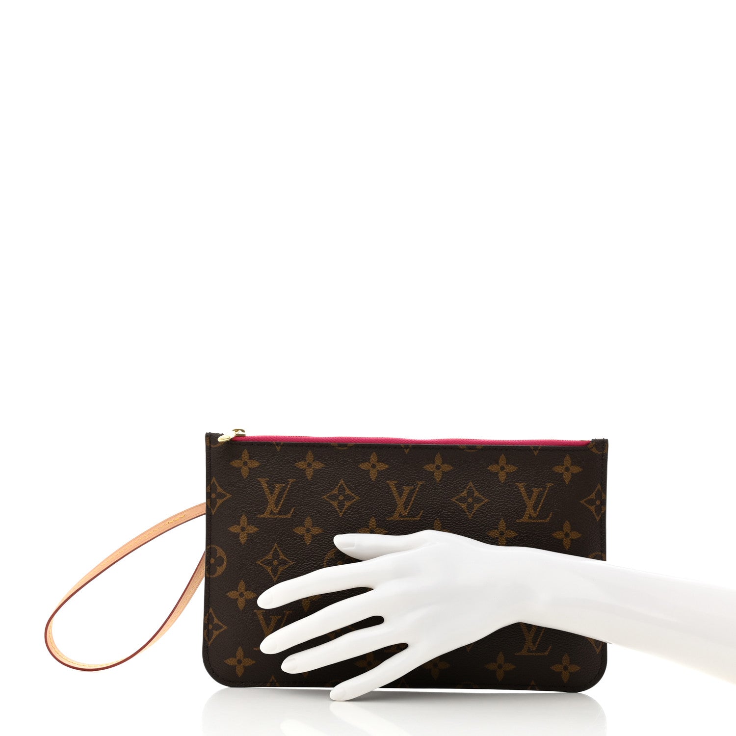 Louis Vuitton Monogram Neverfull MM GM Pochette Pivoine 2 of 7