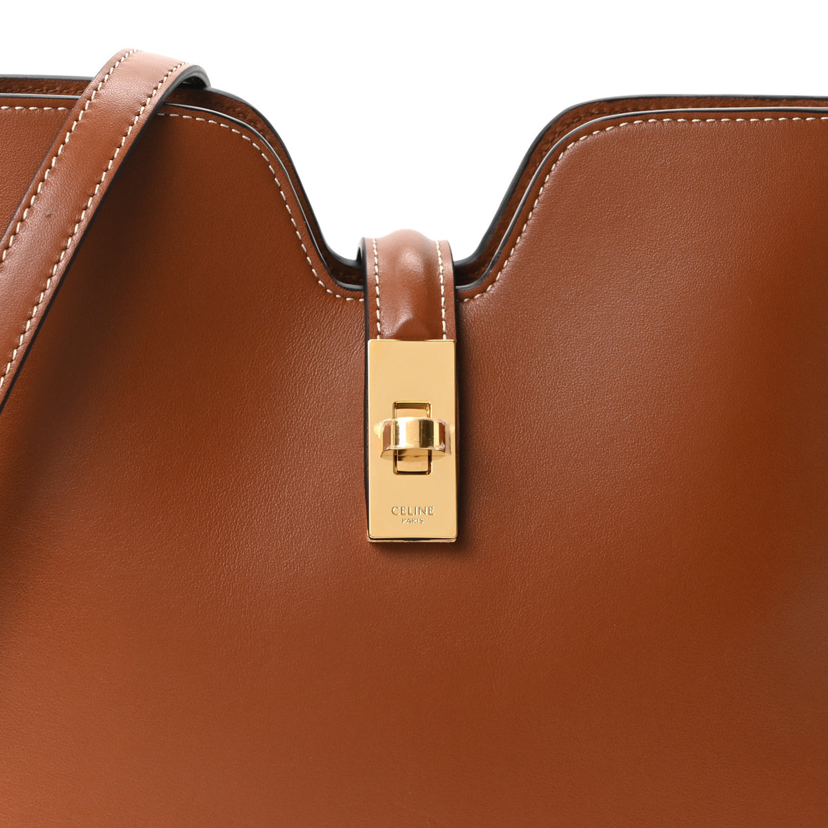 Celine Smooth Calfskin Small Camille 16 Soft Bag Tan 8 of 10
