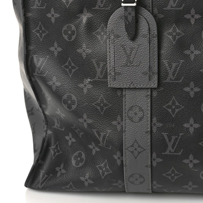 Louis Vuitton Monogram Eclipse Cabas Zippe GM Black 10 of 11