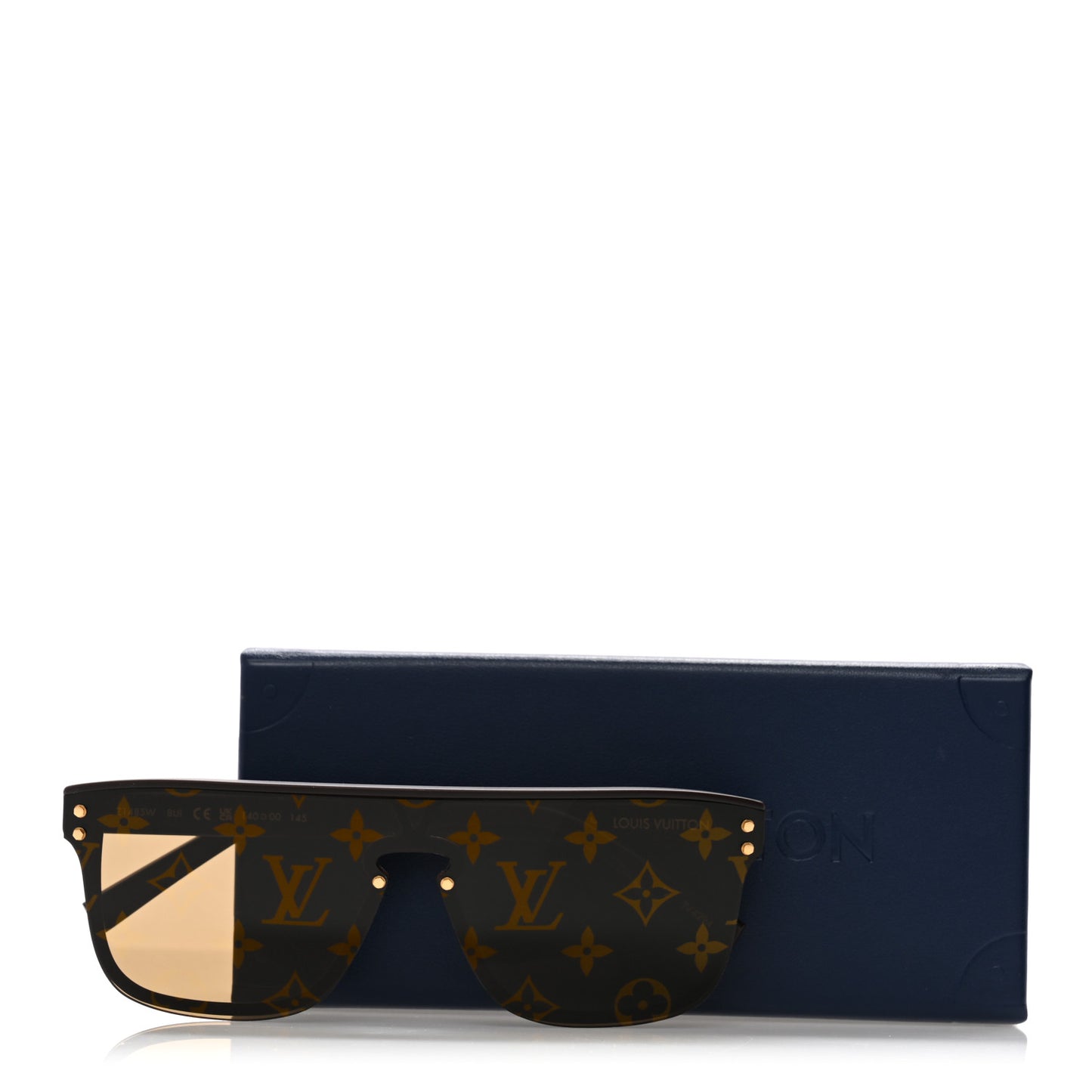 Acetate LV Waimea Square Sunglasses Z1485W Brown