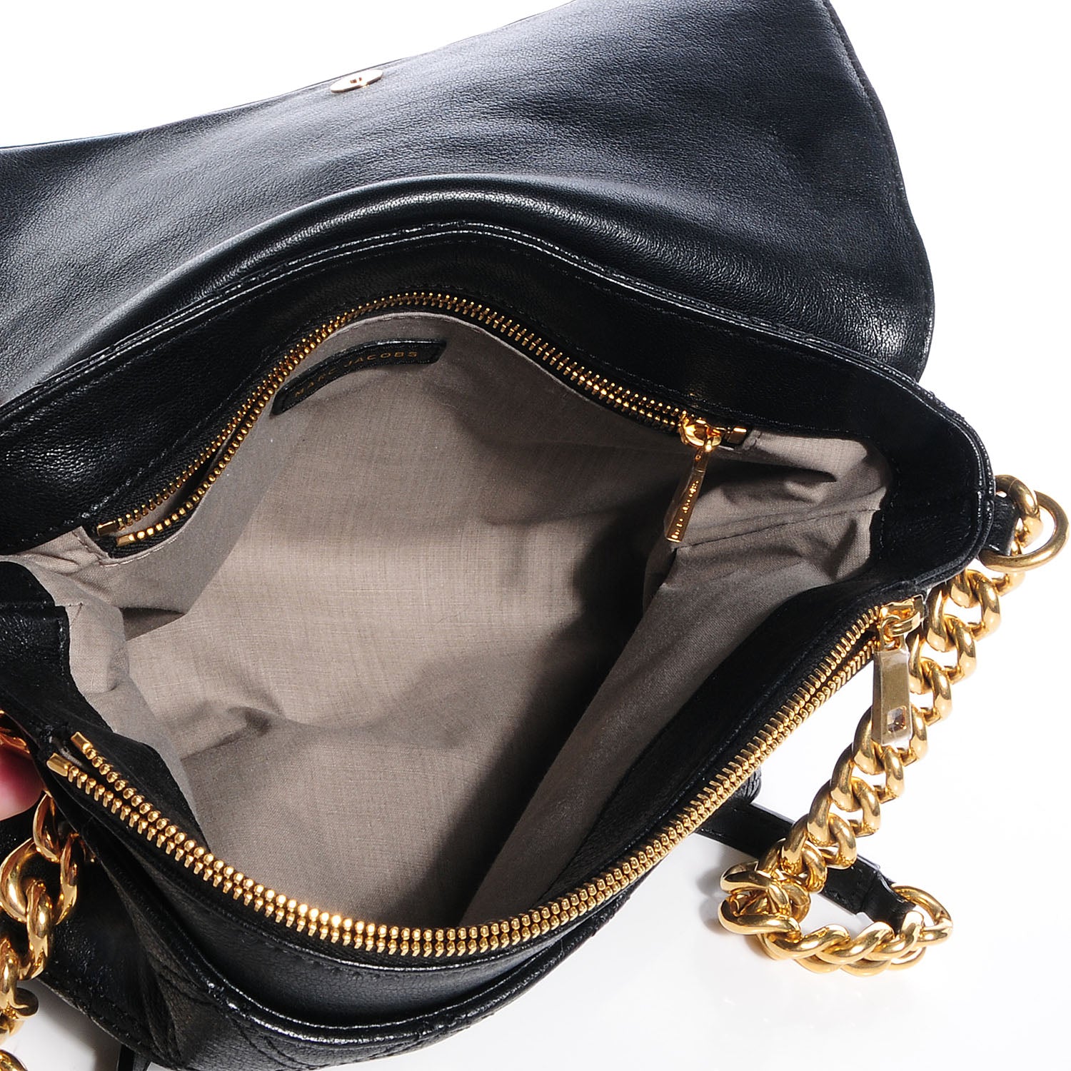 Marc Jacobs Quilted Lambskin The Large Single Flap Black 5 of 7