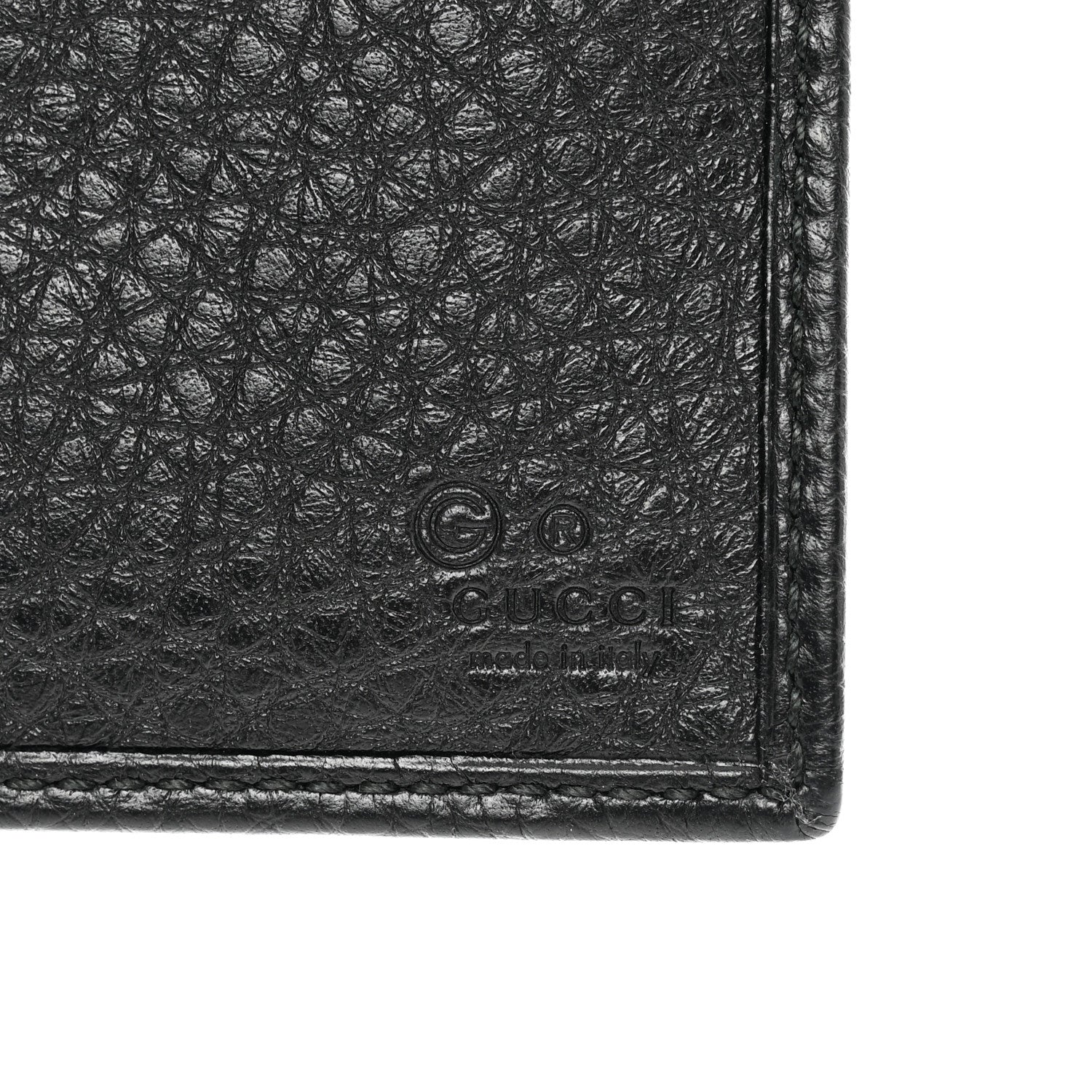 Gucci Dollar Calfskin Bi-Fold Wallet Black 6 of 8