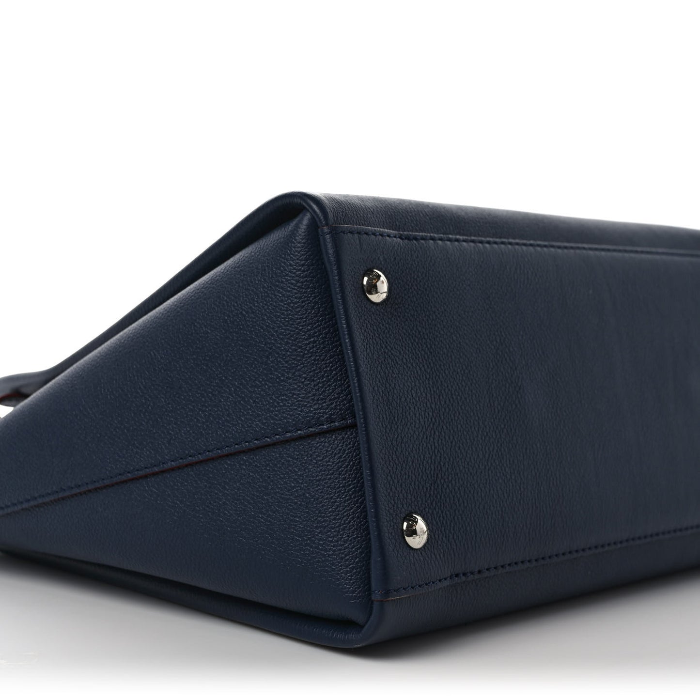 Calfskin Lockmeto Marine Rouge