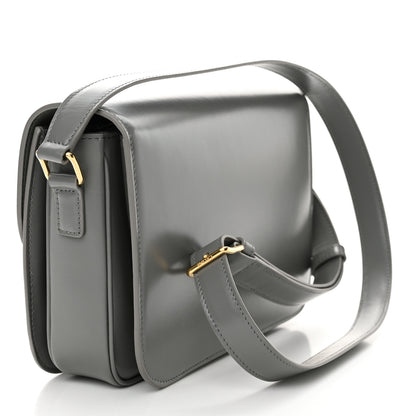 Celine Shiny Calfskin Medium Triomphe Zinc 3 of 12