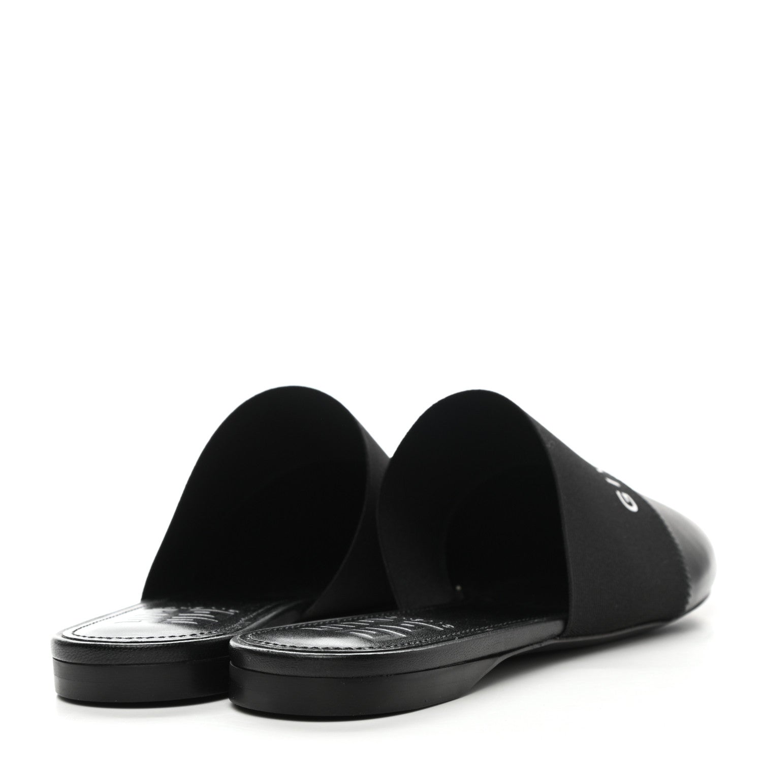 Givenchy Lambskin Bedford Logo Mule Slides 39.5 Black 4 of 7