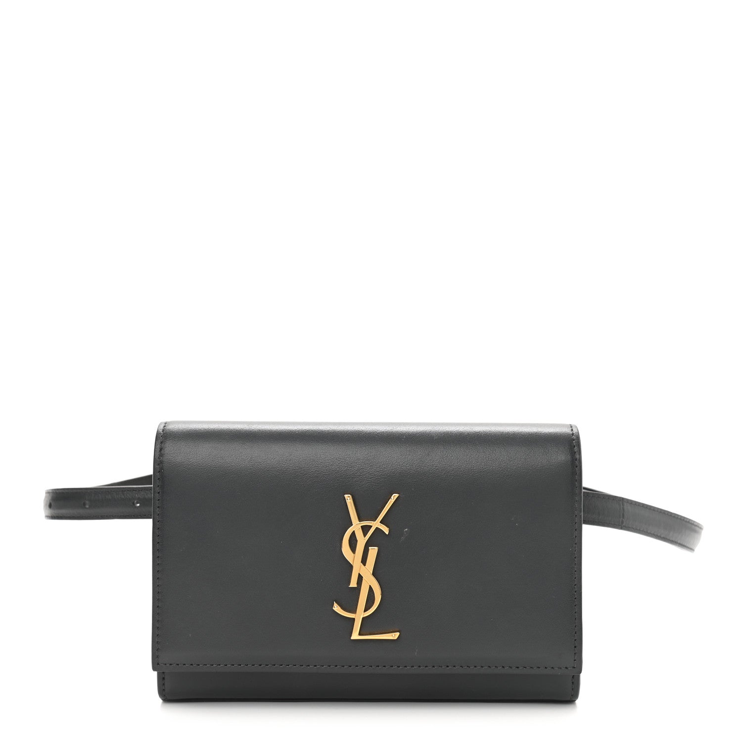 Saint Laurent Smooth Calfskin Monogram Kate Belt Bag Marine 1 of 10