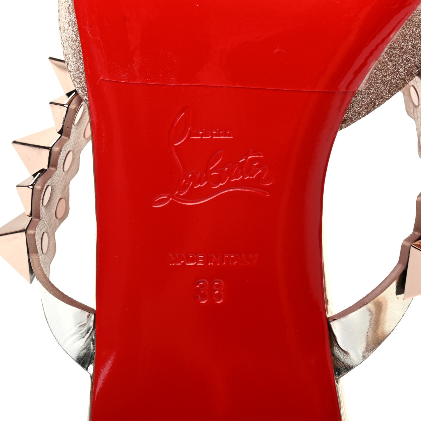 Mini Glitter Planet Choc Flat Mules 38 Courtisane Pink Bronze