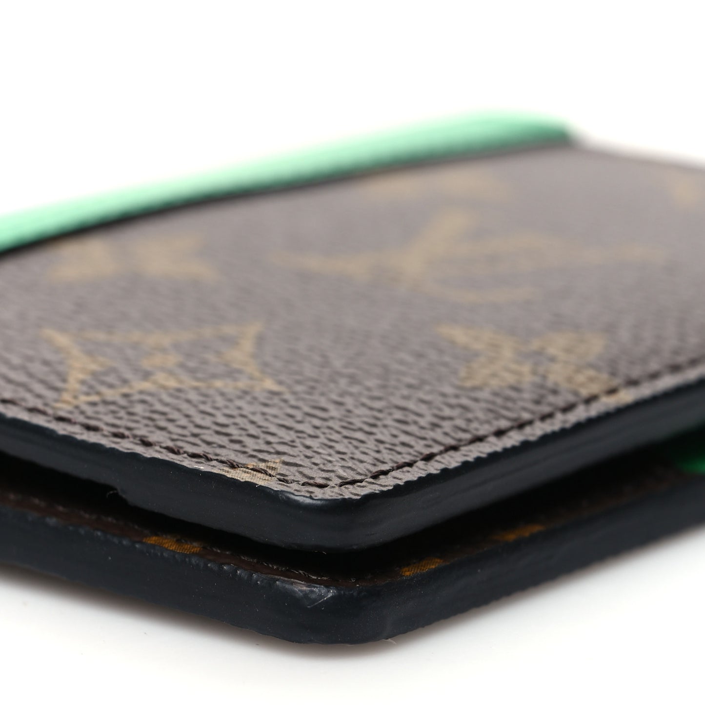 Monogram Pocket Organizer NM Green