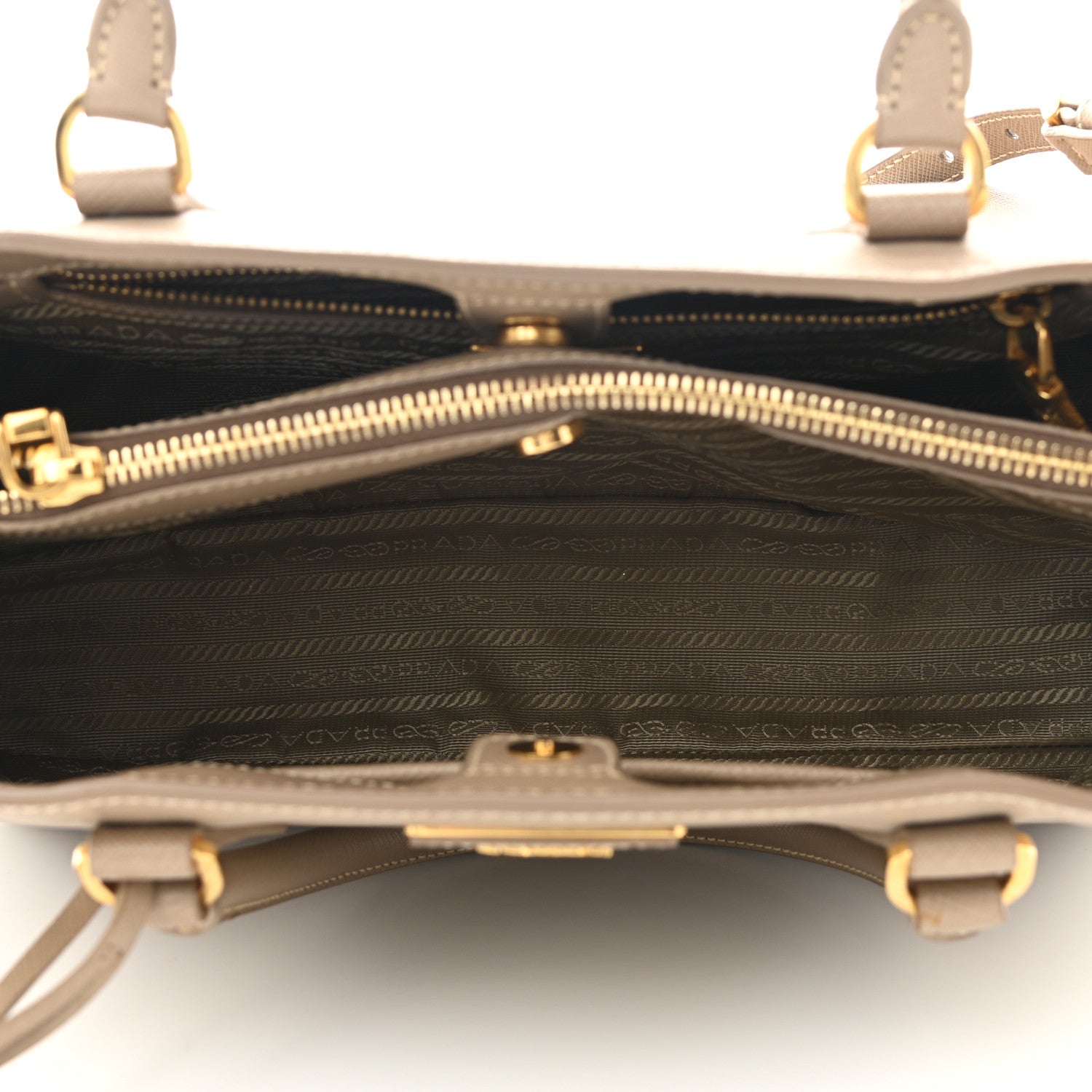 Prada Saffiano Lux Medium Tote Cammeo 4 of 10
