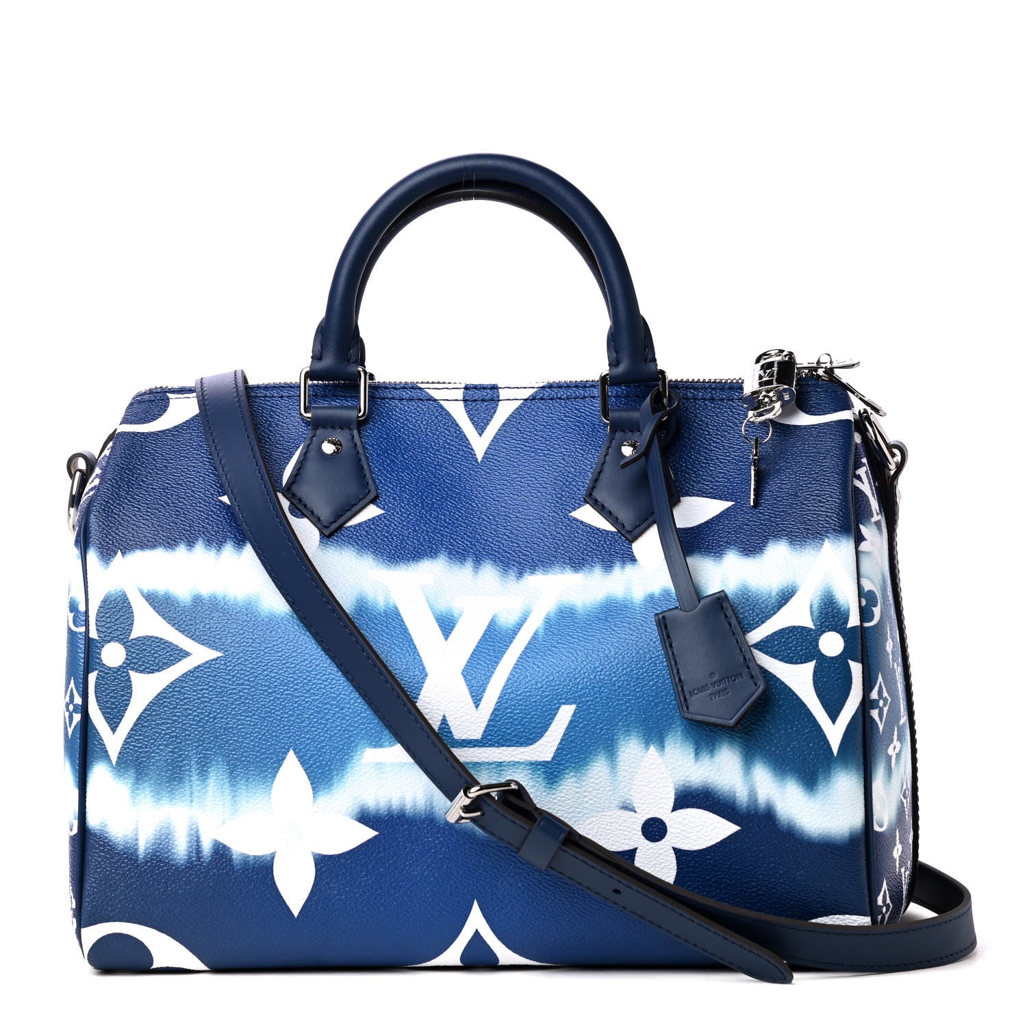Louis Vuitton Monogram Escale Speedy Bandouliere 30 Blue 1 of 4