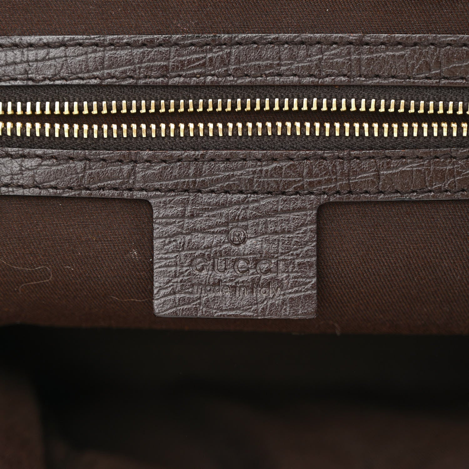Gucci Monogram Small Jolicoeur Tote Dark Brown 6 of 11