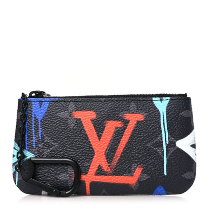 Louis Vuitton Monogram Eclipse LV Graffiti Key Pouch Multicolor 1 of 6