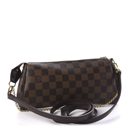 Louis Vuitton Damier Ebene Eva Clutch 2 of 9