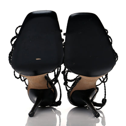 Gucci Caged Strappy High Heel Sandals 7 Black 5 of 7