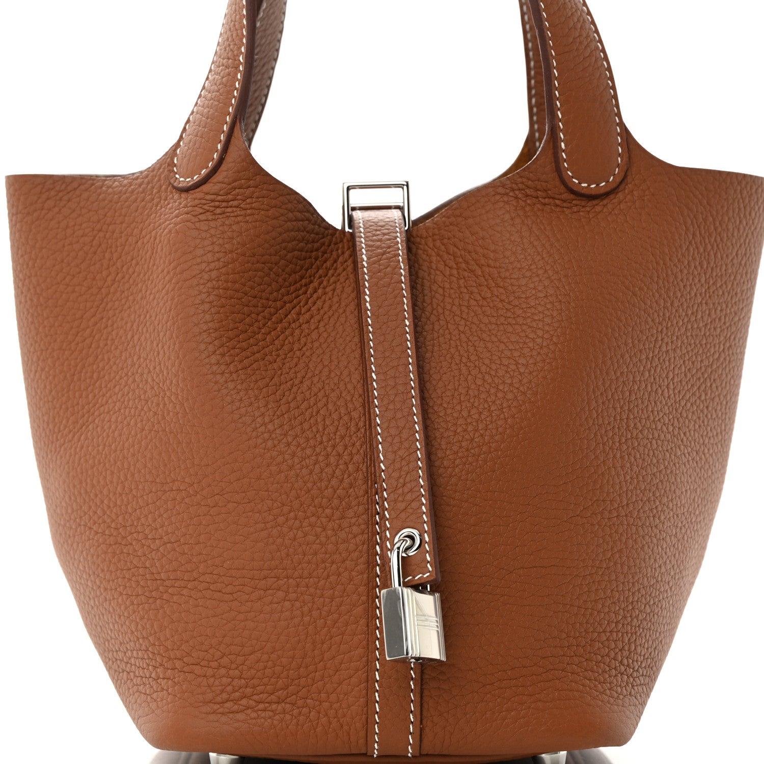 Hermes Taurillon Clemence Picotin Lock 18 PM Gold 8 of 13