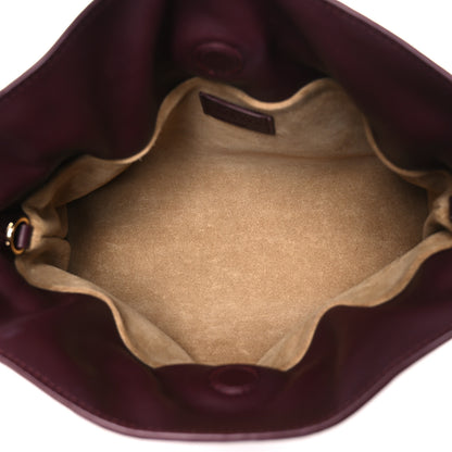 Loewe Calfskin Mini Flamenco Knot Clutch Dark Burgundy 5 of 11