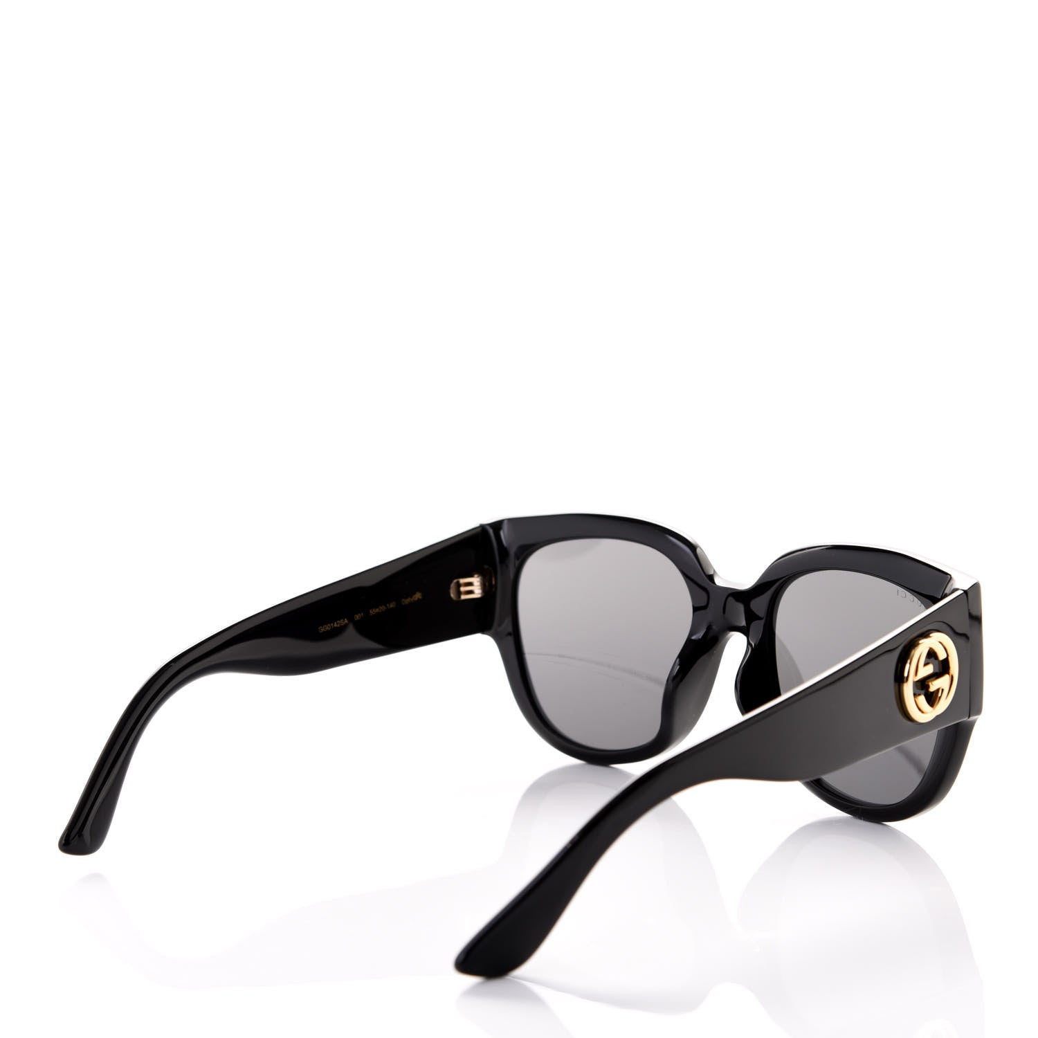 Gucci Acetate Square Frame Sunglasses GG0142SA Black 4 of 8