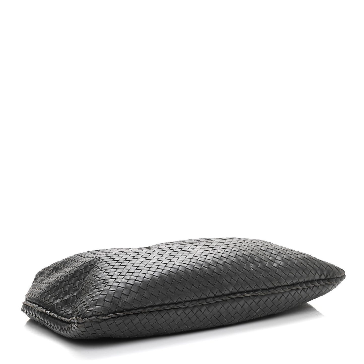 Nappa Intrecciato Large Veneta Hobo Black