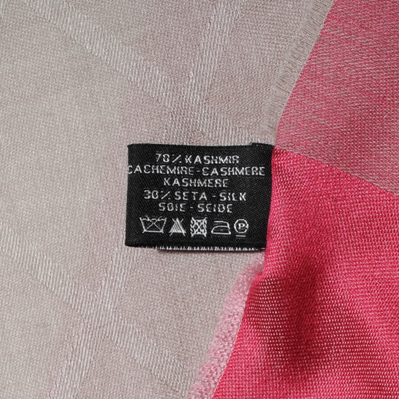Cashmere Silk Diamond Logo Scarf
