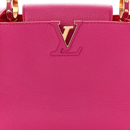 Louis Vuitton Taurillon Capucines BB Hibiscus Flamingo 7 of 11