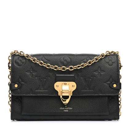 Louis Vuitton Empreinte Vavin Chain Wallet Black 1 of 11