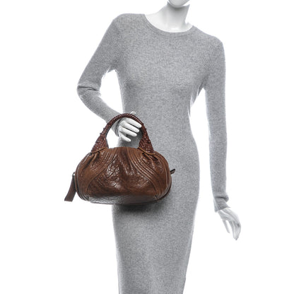 Fendi Nappa Nuvolata Spy Bowler Cognac 2 of 6