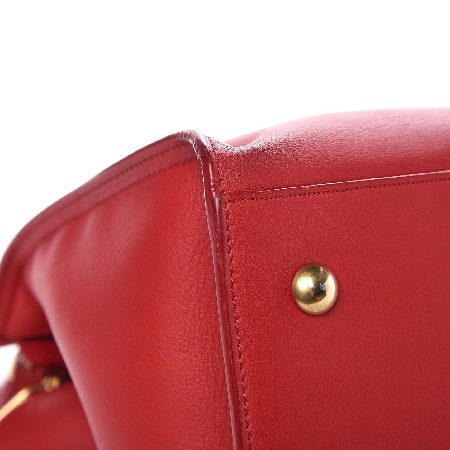 Calfskin Small Classic Y Cabas Rouge Orient