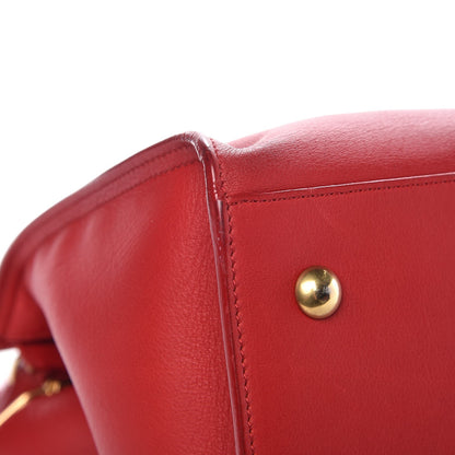 Saint Laurent Calfskin Small Classic Y Cabas Rouge Orient 9 of 15