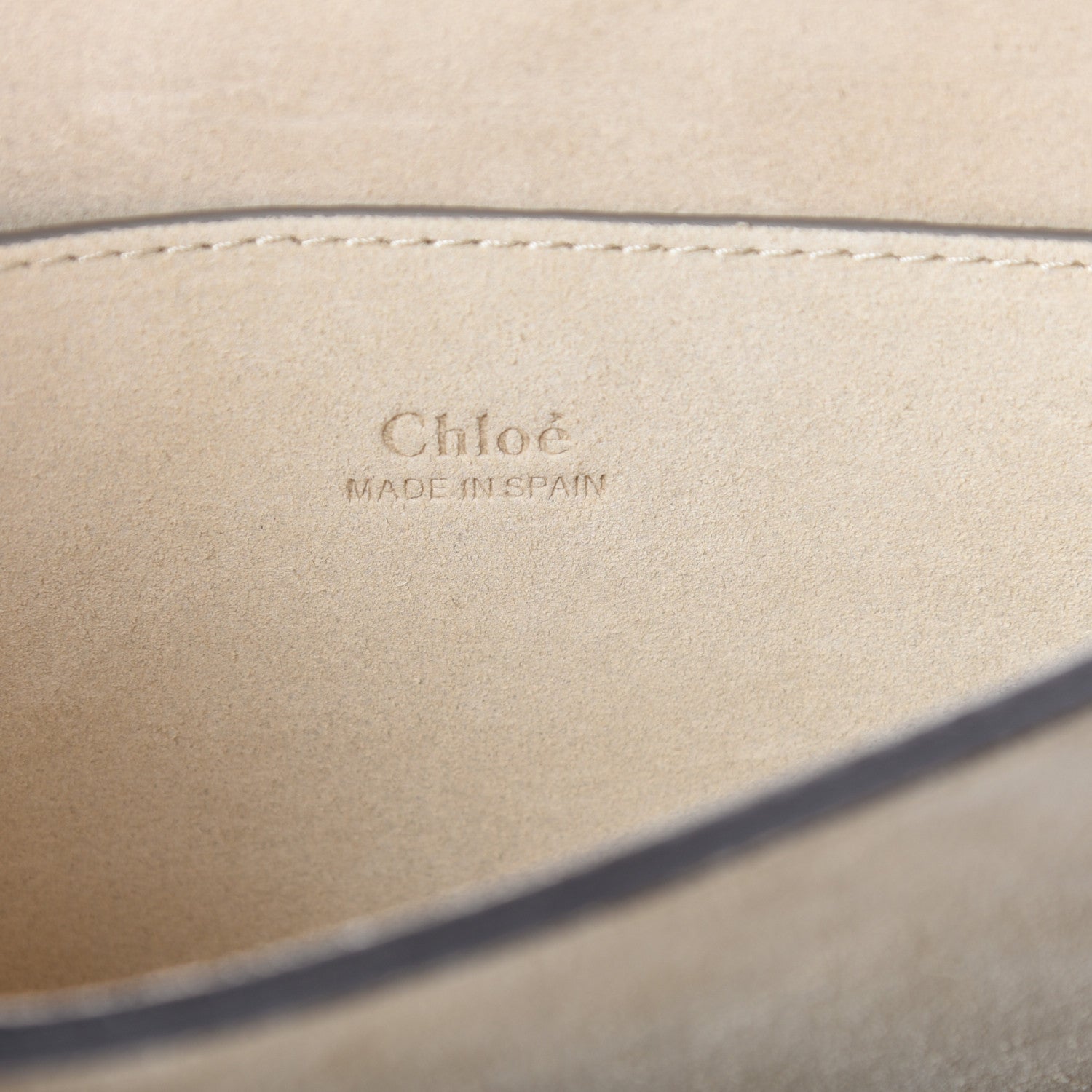 Chloe Suede Calfskin Small Faye Shoulder Bag Motty Grey 6 of 11
