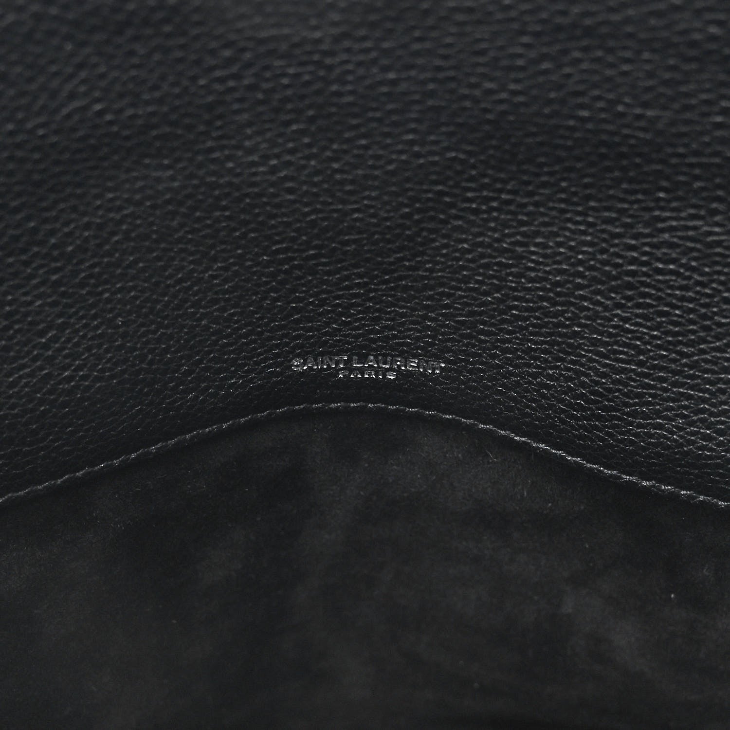 Saint Laurent Grained Calfskin Small Supple Sac De Jour Black 6 of 9