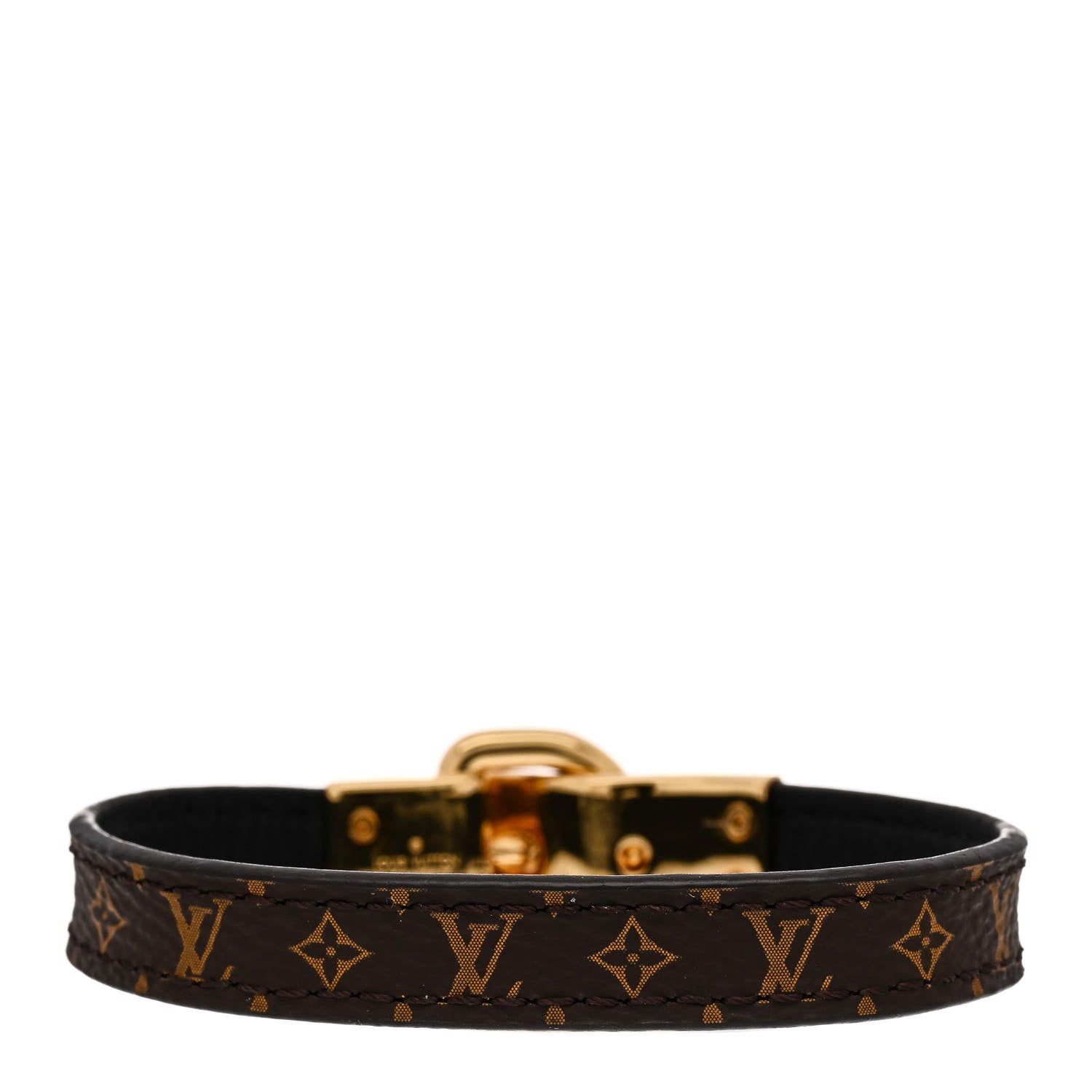 Louis Vuitton Monogram Fasten Your LV Bracelet 17 2 of 8