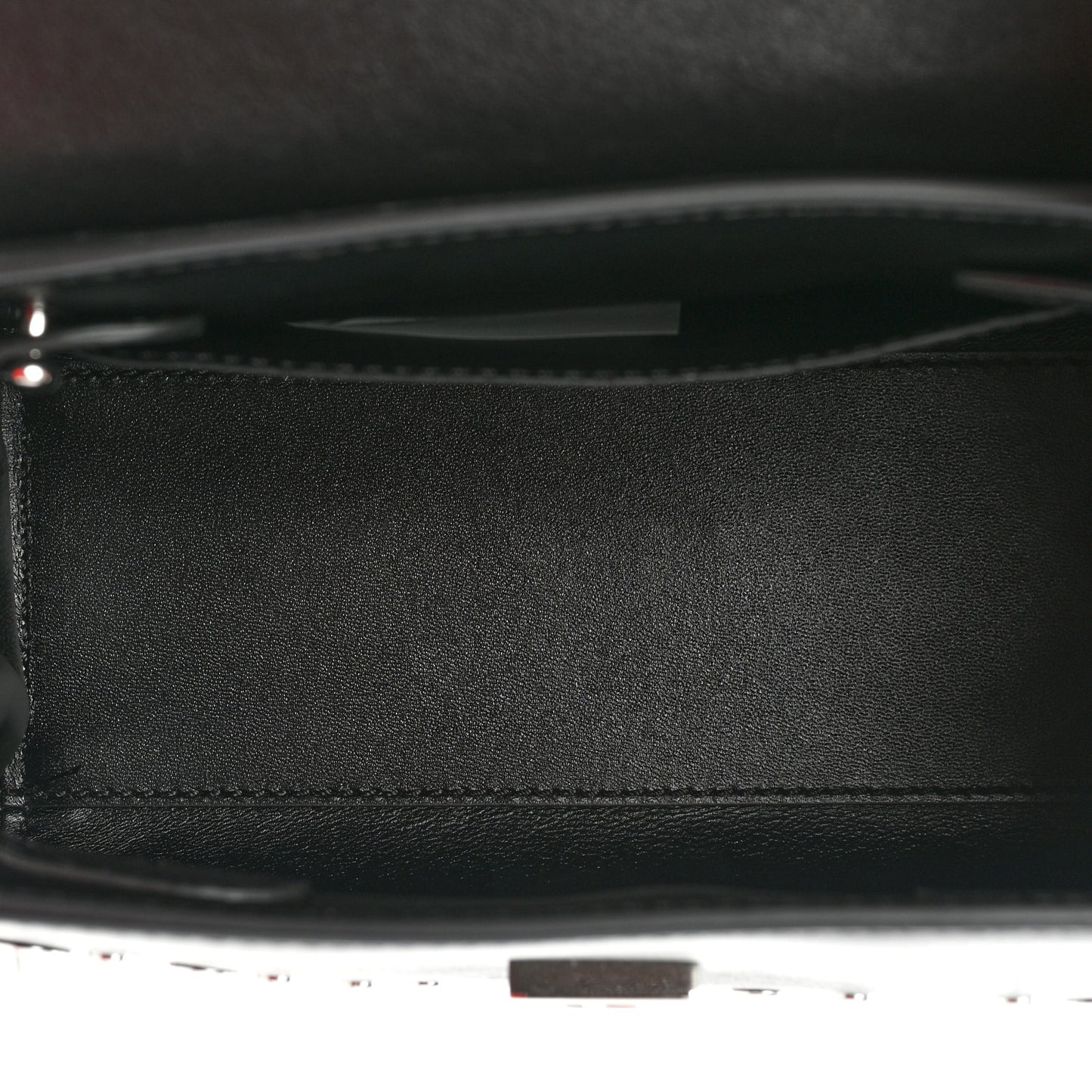 Grained Calfskin Spiked Small La Medusa Top Handle Bag Black
