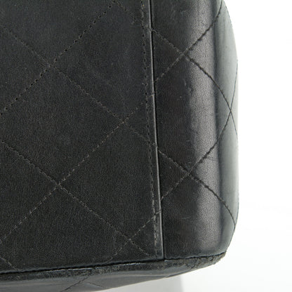 Chanel Lambskin Quilted XL Jumbo Single Flap Black 13 of 14