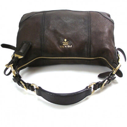 Prada Cervo Antik Hobo Caffe Brown 6 of 12