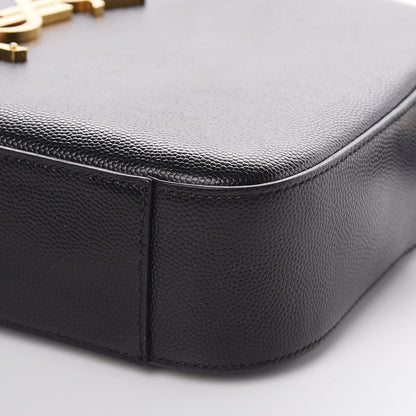 Saint Laurent Grain De Poudre Medium Classic Monogram Camera Bag Black 9 of 14