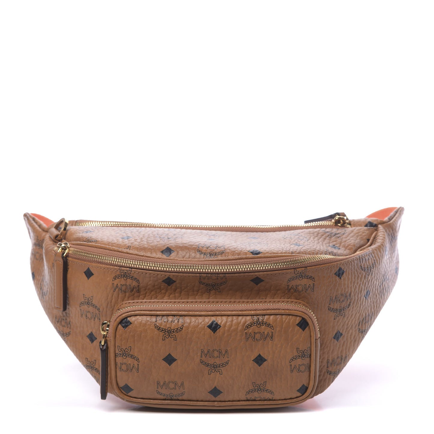 Visetos Medium Belt Bag Cognac