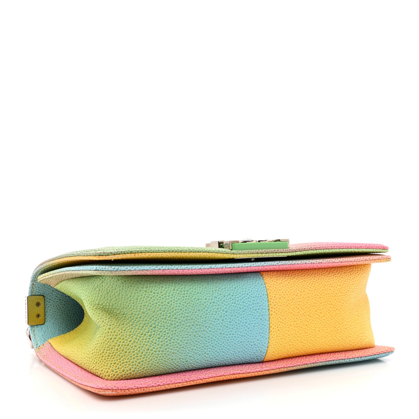 Caviar Quilted Medium Cuba Rainbow Boy Flap Multicolor