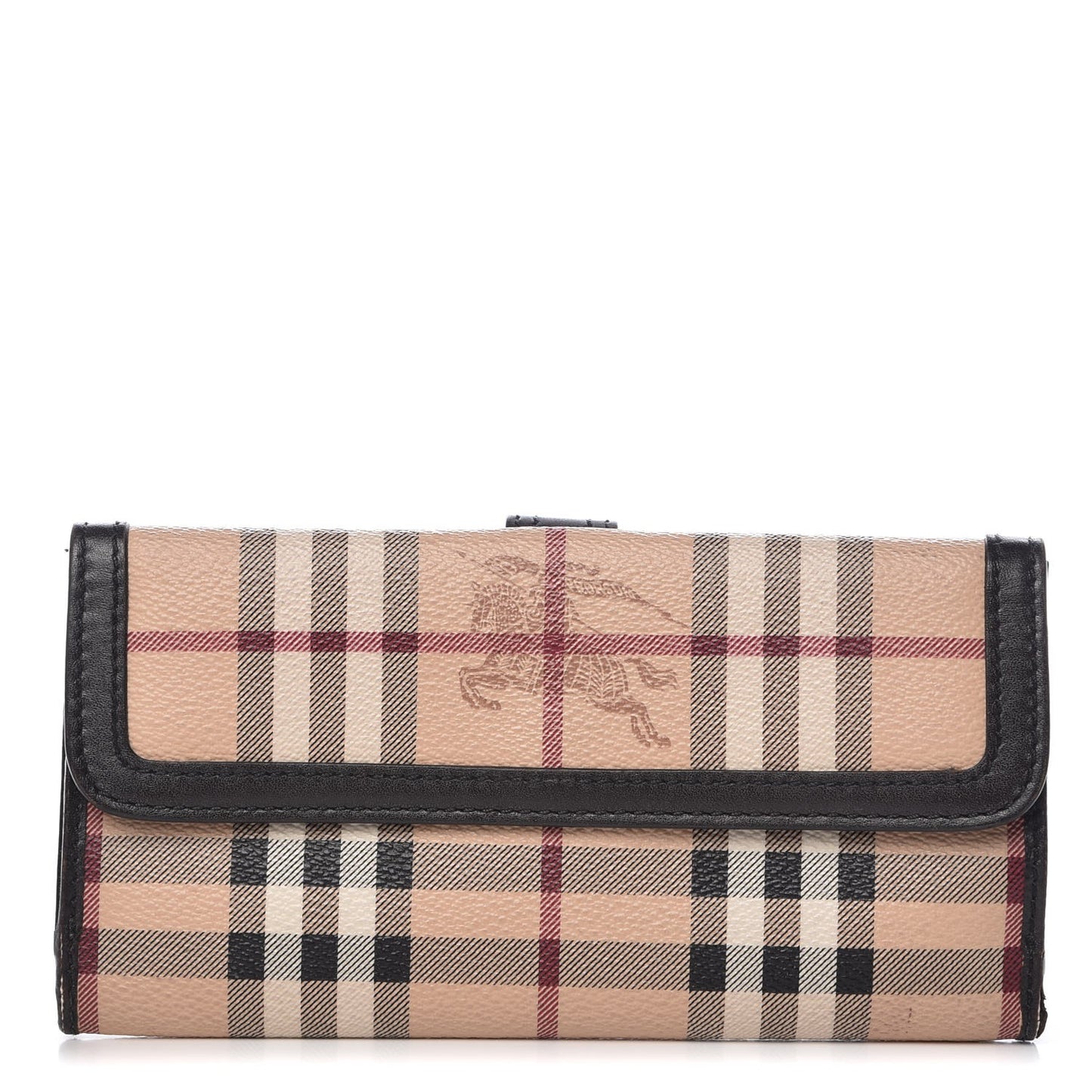 Haymarket Check Continental Wallet Brown
