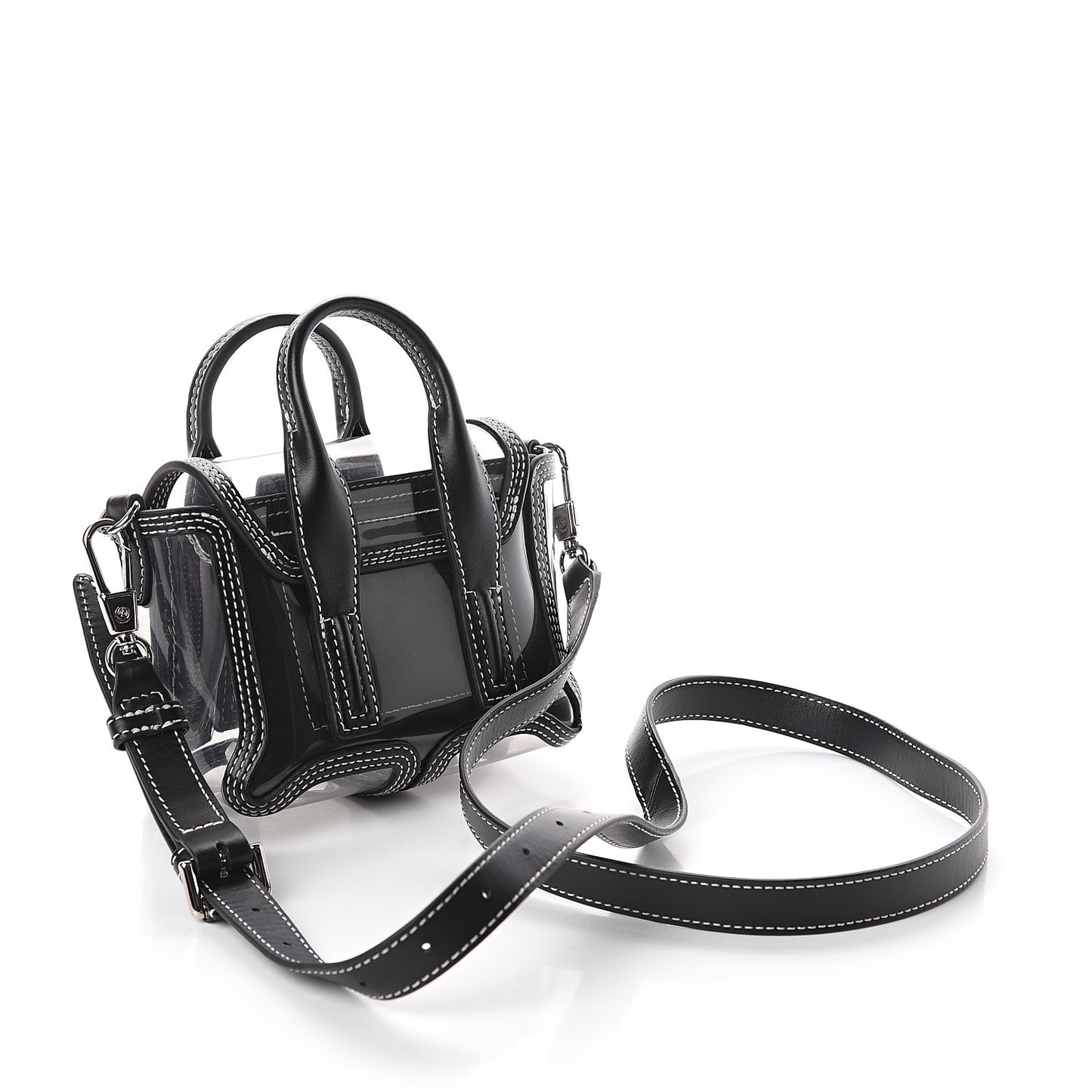 3.1 Calfskin PVC Mini Pashli Satchel Black