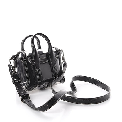3.1 Phillip Lim 3.1 Calfskin PVC Mini Pashli Satchel Black 2 of 8