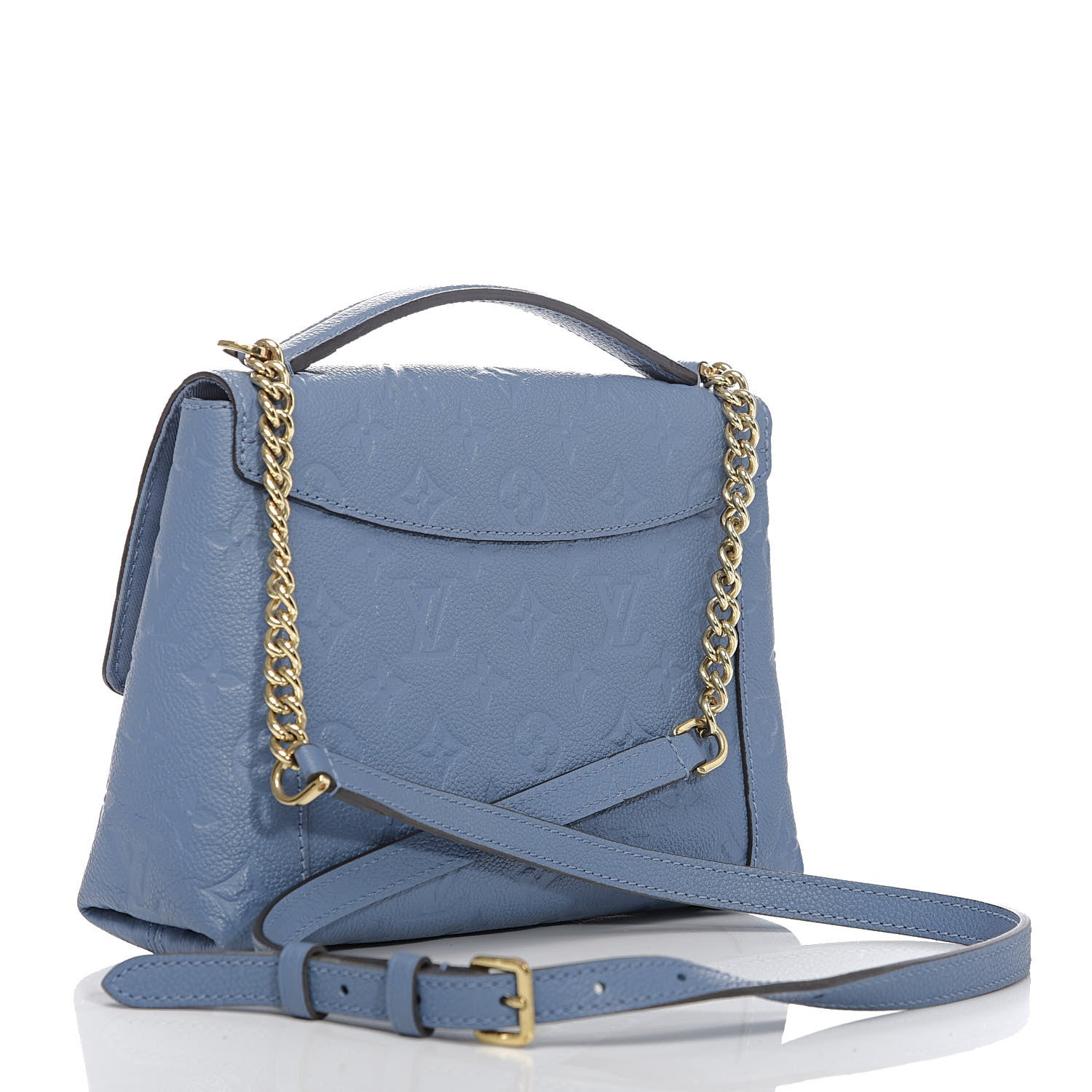 Louis Vuitton Empreinte Blanche BB Denim Creme 3 of 13