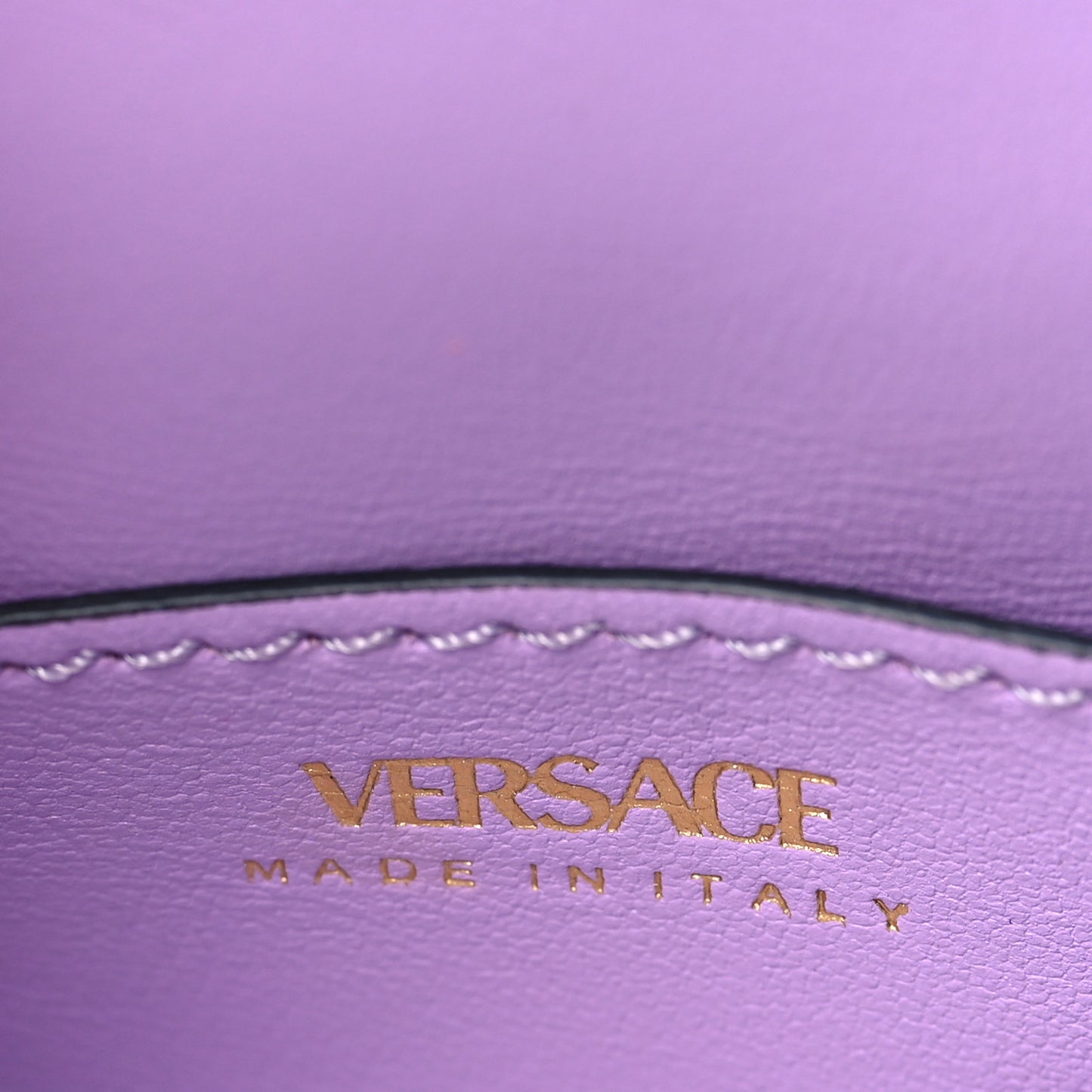 Grained Calfskin Small La Medusa Top Handle Bag Pink