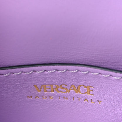 Versace Grained Calfskin Small La Medusa Top Handle Bag Pink 6 of 9