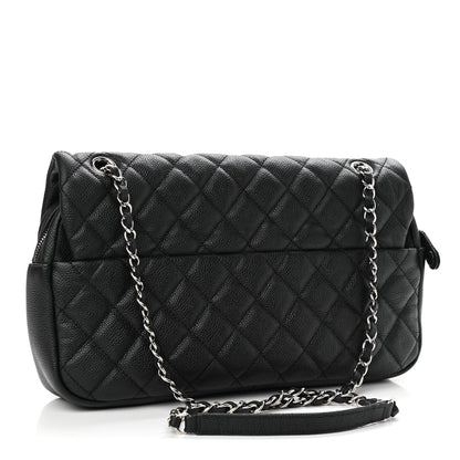 Chanel Caviar Quilted Jumbo Easy Flap Black 3 of 11