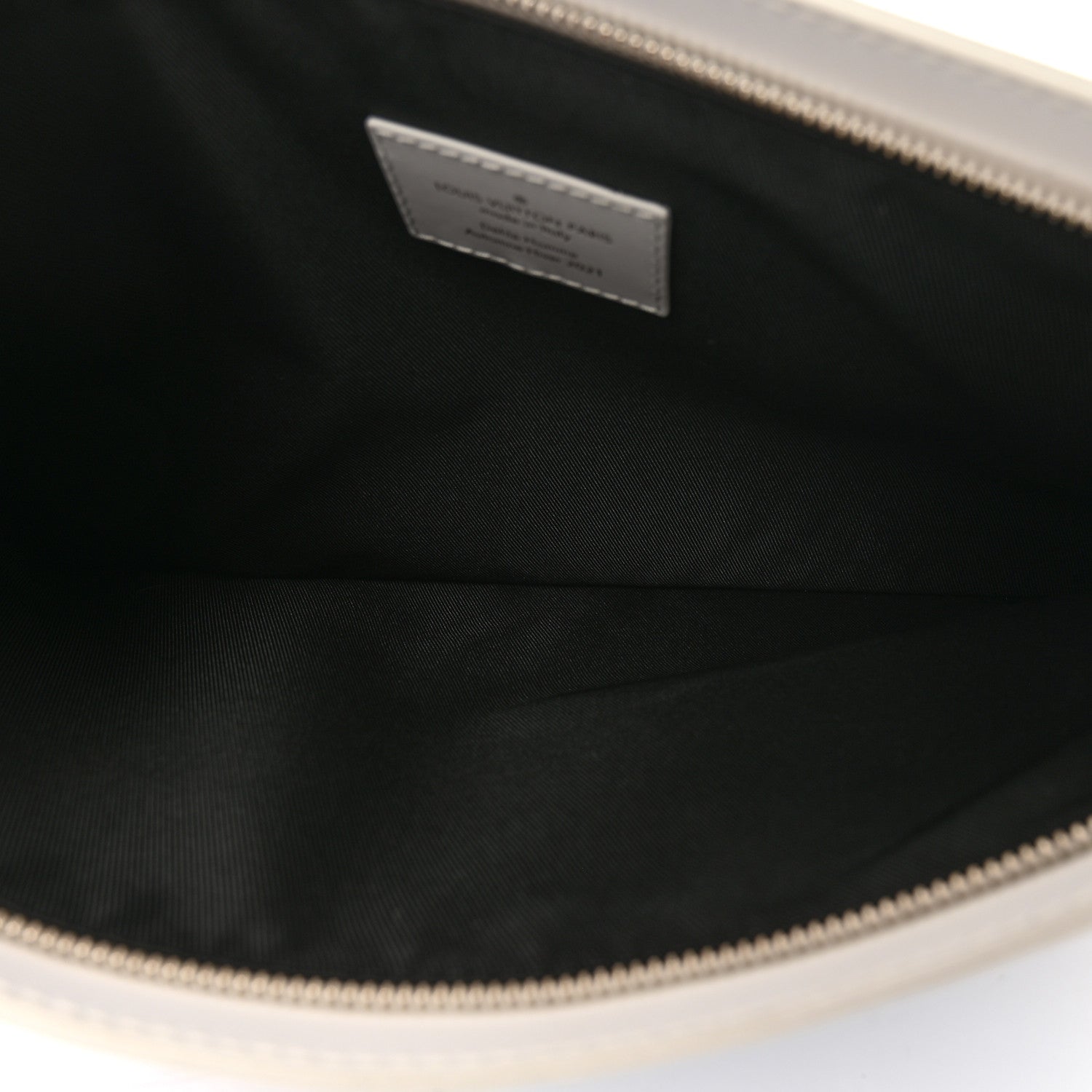 Louis Vuitton Calfskin Newspaper Print Pouch 5 of 8