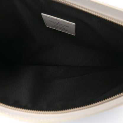 Louis Vuitton Calfskin Newspaper Print Pouch 5 of 8