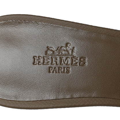 Hermes Epsom Oasis Sandals 37 Etoupe 8 of 9